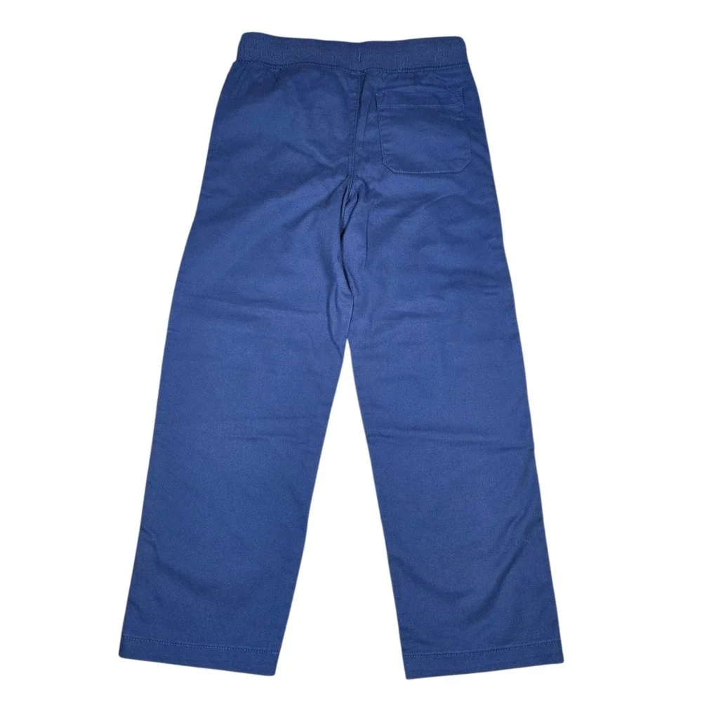 Wonder Nation Boys Blue Woven Pull On Pants Reinforced Knee Size 6 NWT‎